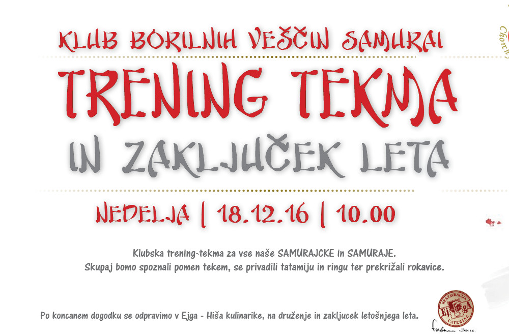 Trening tekma vseh Samurajev